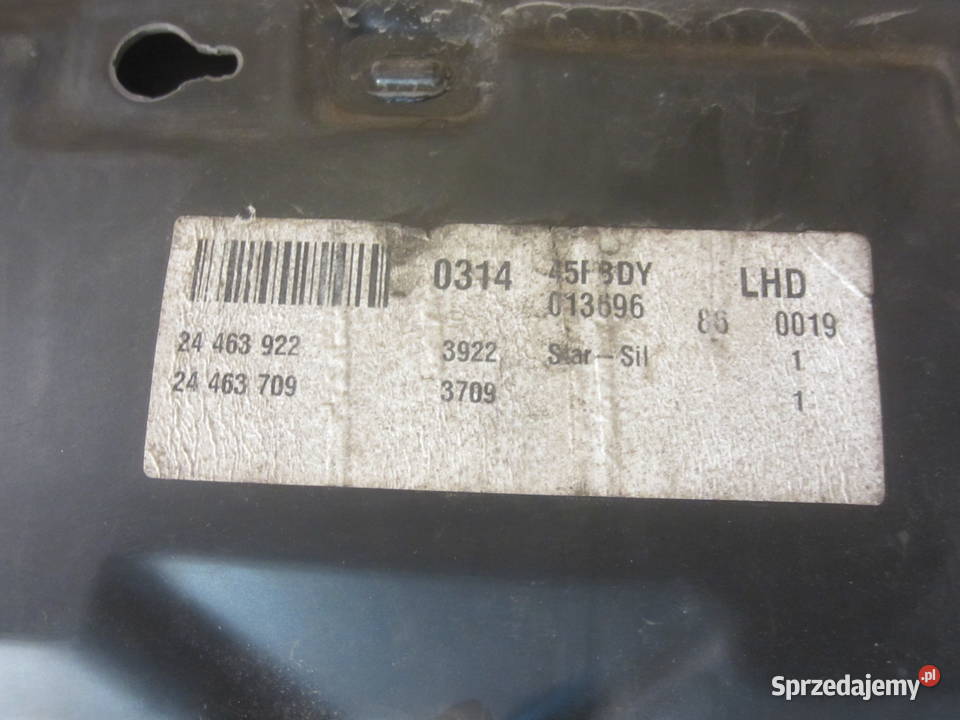 Blenda klapy tył bagażnika Opel Signum 24463922 zachodniopomorskie
