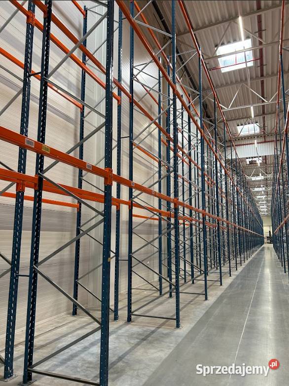 Regał paletowy magazynowy WDX 3000x1100x2700 mm śląskie