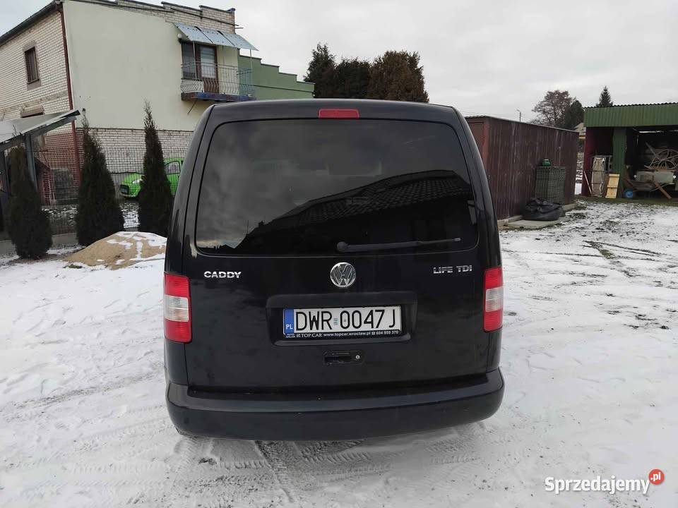 VW Caddy 19 tdi automat zarejestrowany na 7osób Wrocław sprzedam