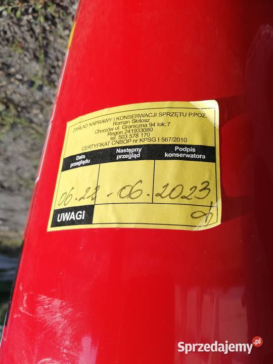 Gaśnica proszkowa 6 proszku Chrzanów