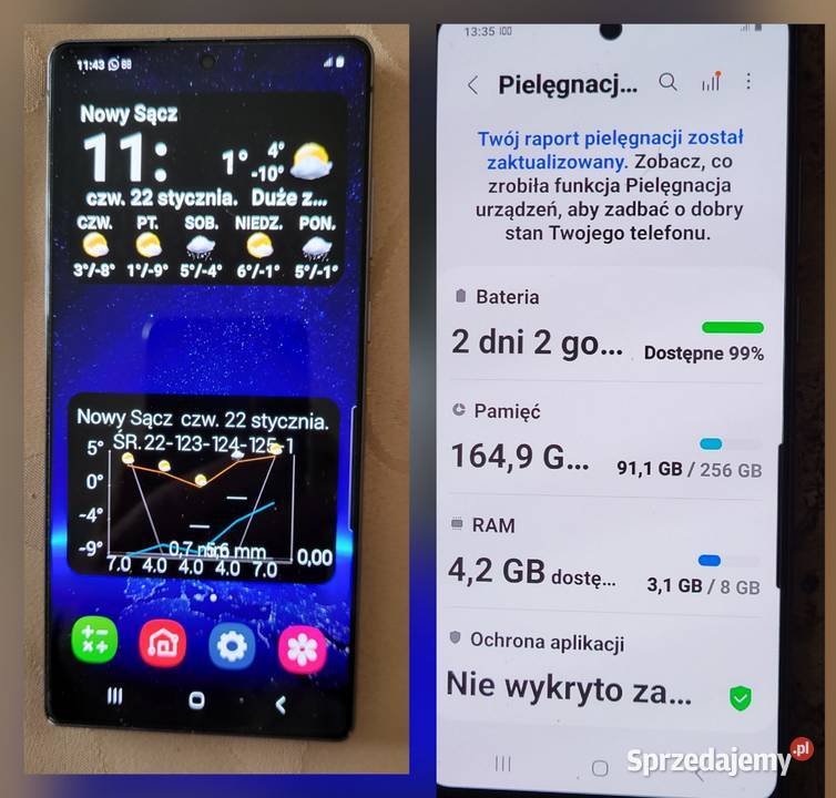 Smartfon Samsung Galaxy Note 20 8256GB 4G LTE Samsung