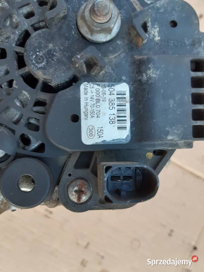 Ducato Euro 5 30 JTD ALTERNATOR 150A Rok produkcji 2014 mazowieckie