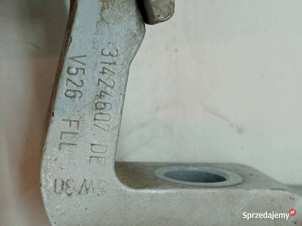 ZAWIAS DRZWI LEWY PRZÓD 31424585 31424607 Volvo Zawiasy, bolce i prowadnice