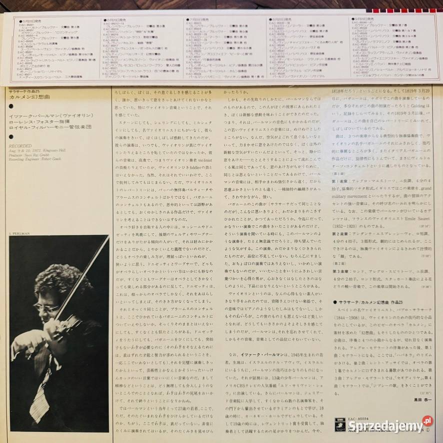 Paganini Itzhak Perlman Royal Philharmonic Gdańsk