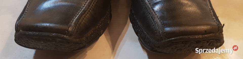Botki skórzane półbuty futerko zasuwane 24.5cm Kielce