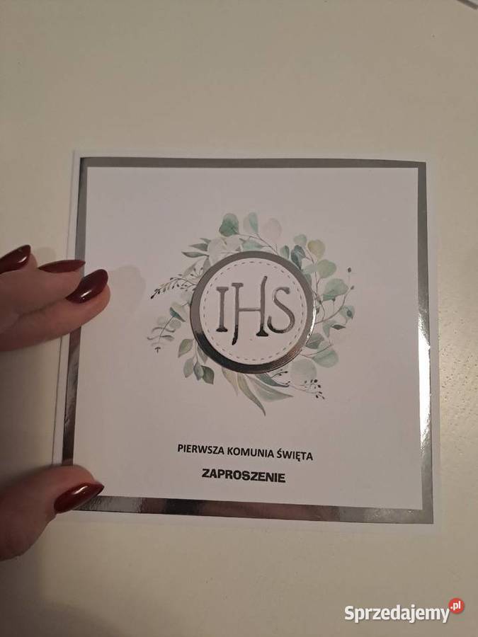 Zaproszenia z okazji komunii Strzebiń