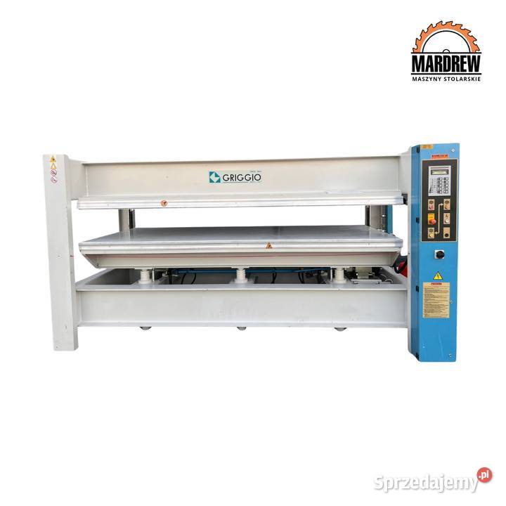 Prasa półkowa GRIGGIO 1300x3000 własna grzałka Naprawa sprzedam