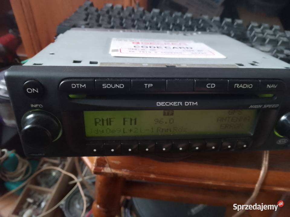 Radio Becker Dtm high speed be7918 małopolskie Kraków