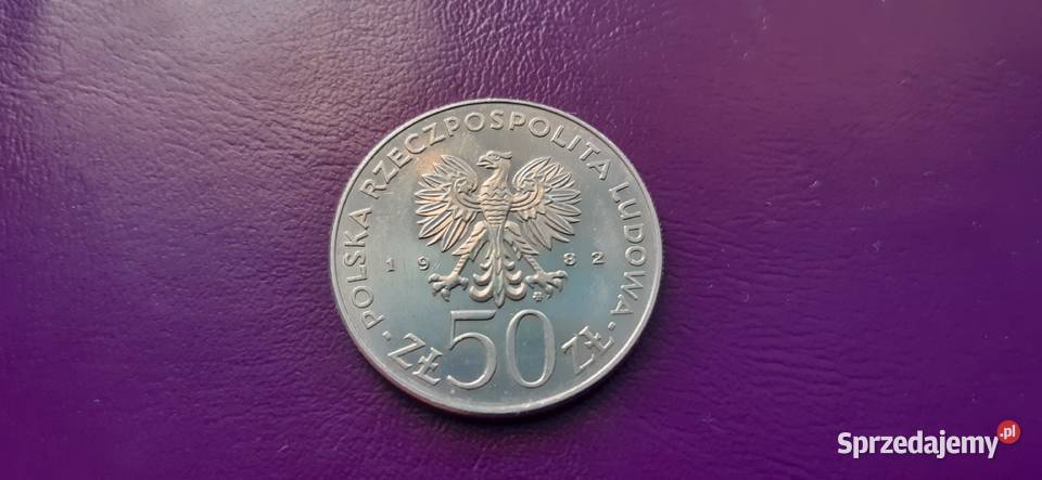 Moneta PRL 50 ZŁOTYCH 1982 BOLESŁAW III Pruszków