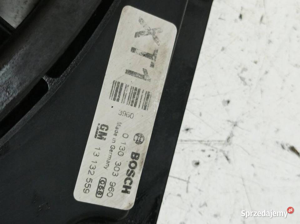 WENTYLATOR CHŁODNICY 17 CDTI 0130303960 13132559 Rok produkcji 2004