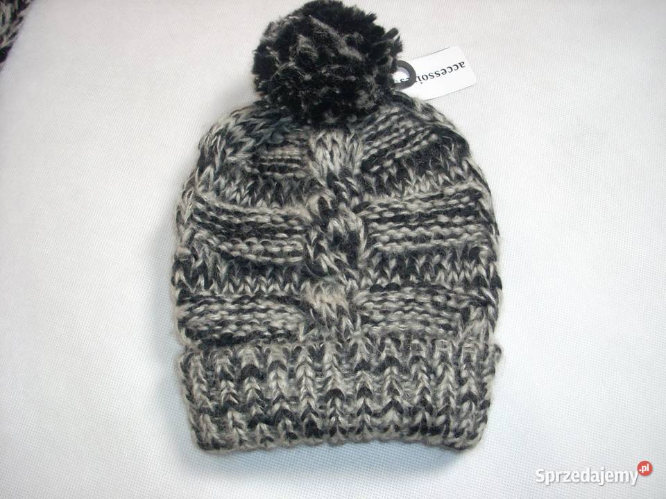 CA Gruby Szal Czapka Komplet Nowy Nowy Sącz