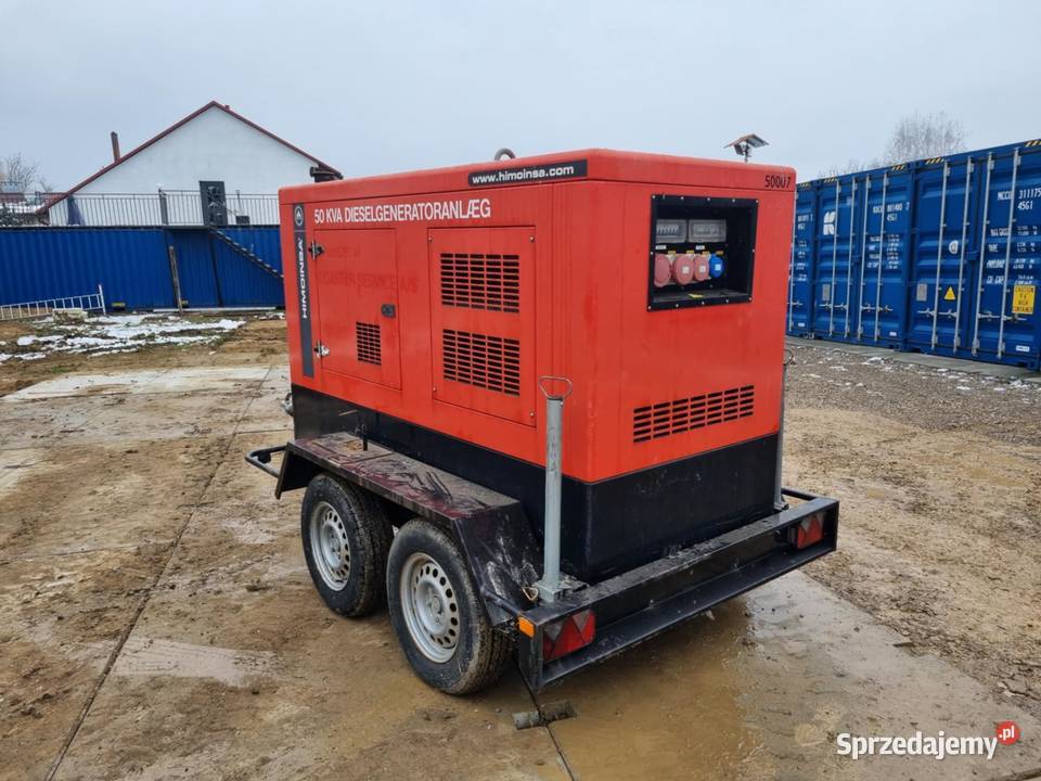 AGREGAT PRĄDOTWÓRCZY HIMOINSA 50 kVA 2015r 6800h Kraków