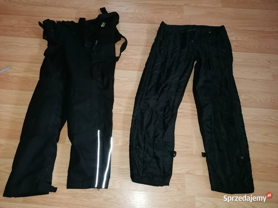 BASIC spodnie motocyklowe z szelkami i Warszawa