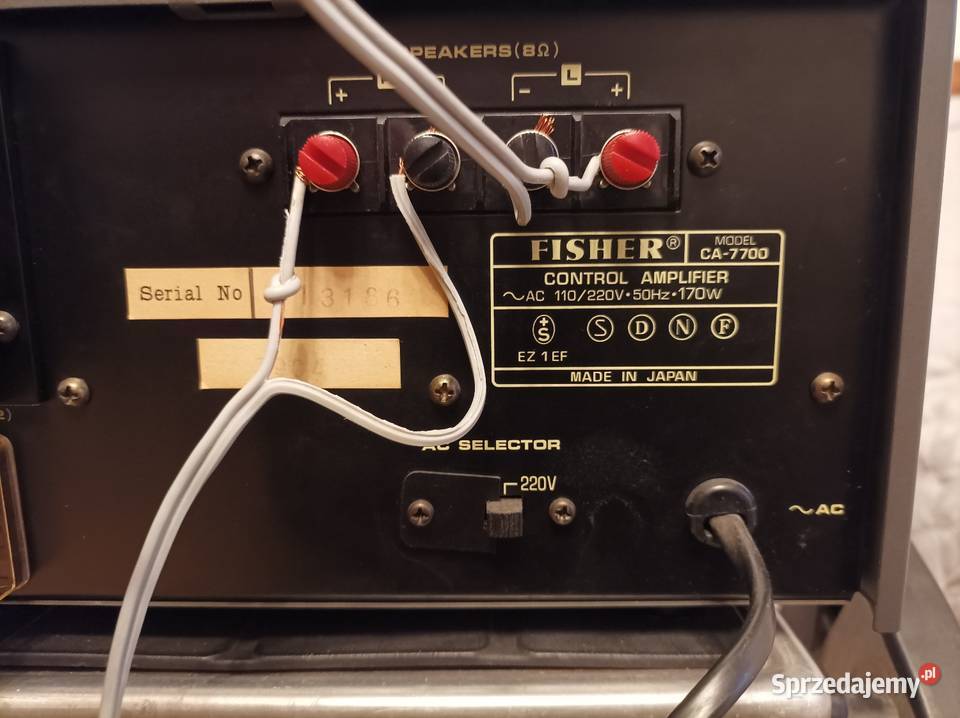 Wzmacniacz Fisher CA7700 stan idealny lubelskie Lubartów