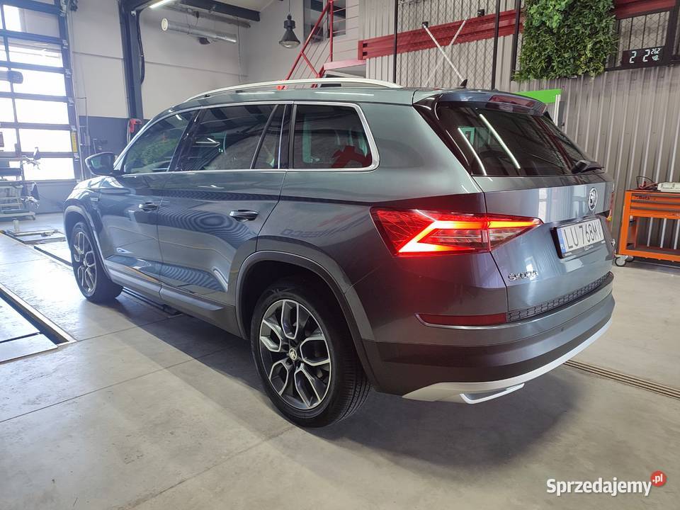 Szkoda Kodiaq SCOUT 20tdi 190 44 2018 salon nieuszkodzony Lublin sprzedam