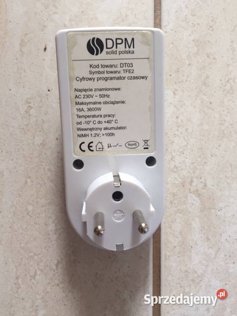 Cyfrowy programator czasowy DPM DT03 Warszawa