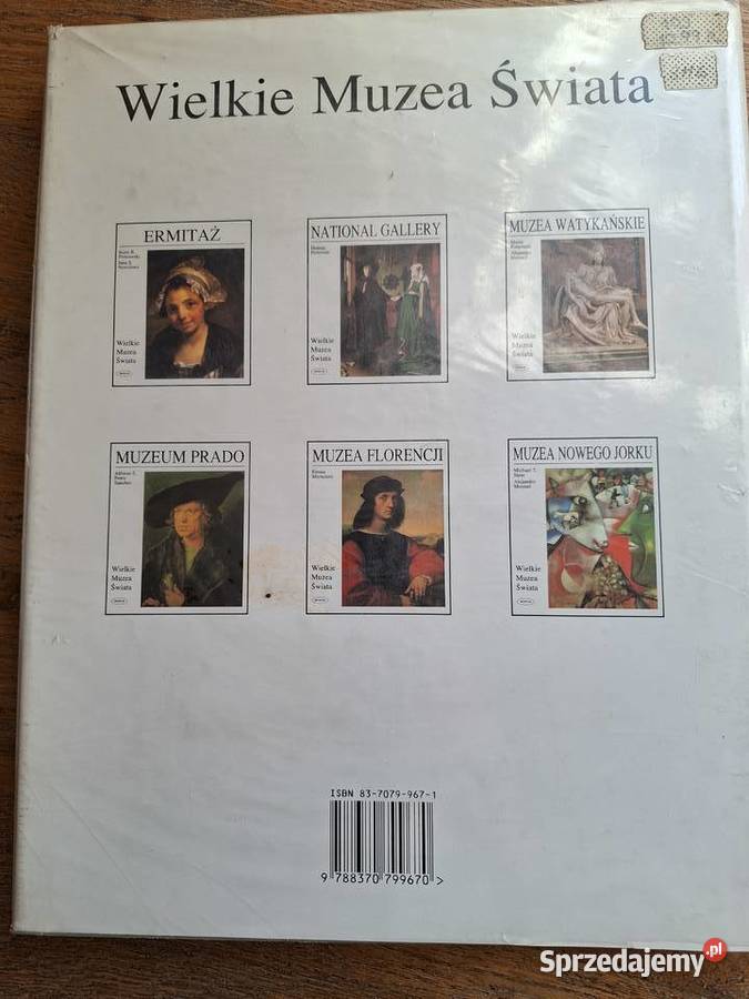 Wielkie muzea świata Luwr florencja Ermitaż ISBN 8370799671 małopolskie Kraków