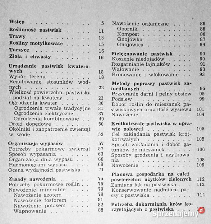 Kwaterowe użytkowanie pastwiska Zygmunt Chełm