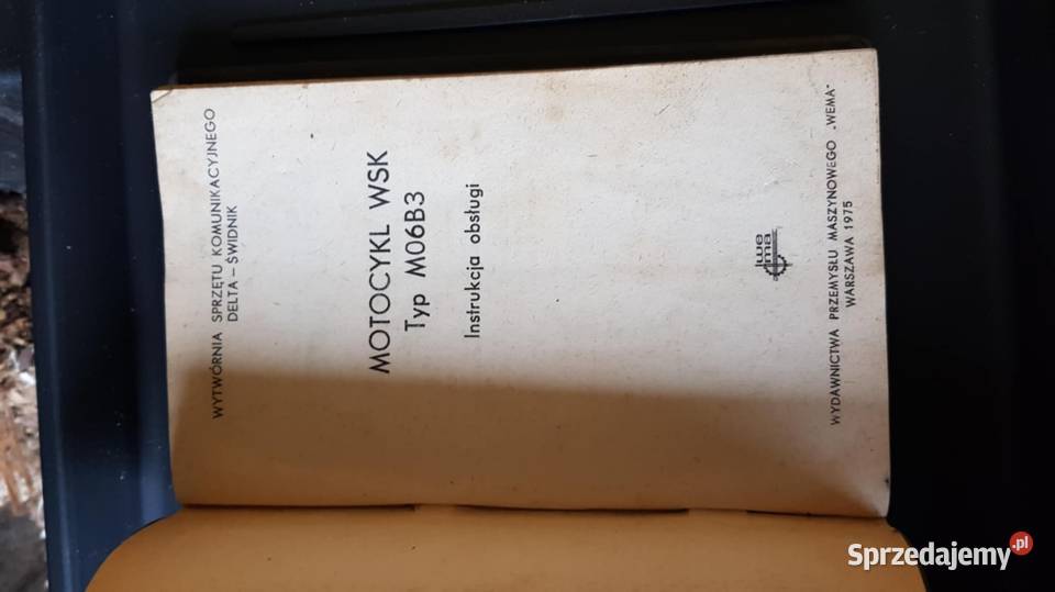 Instrukcja obsługi WSK M06B3 Opoczno