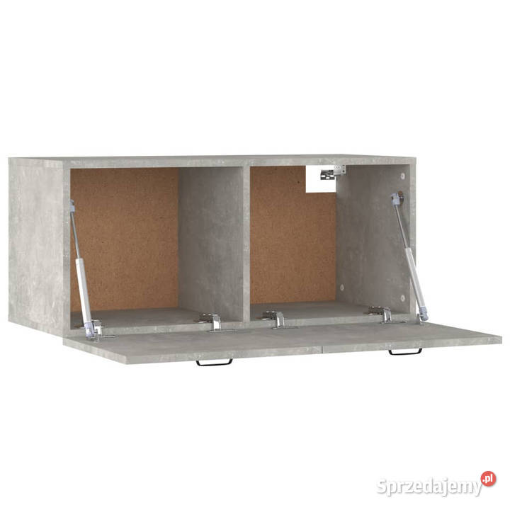 Szafka wisząca szarość betonu 80x365x35 WM812937