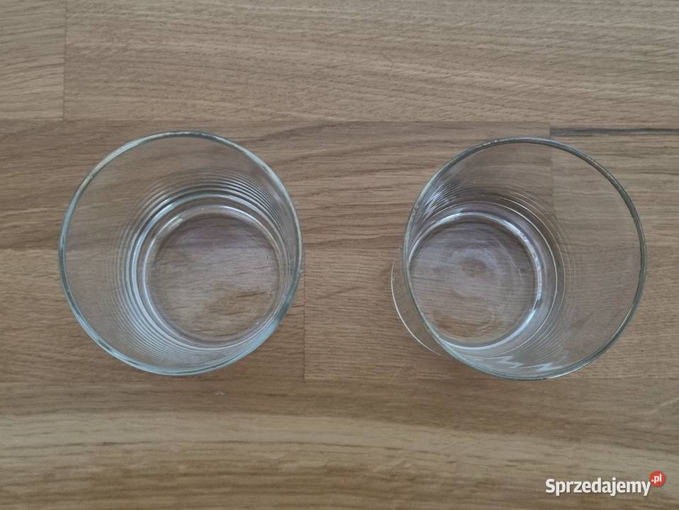 2 małe szklanki ze szkła iryzowanego Warszawa