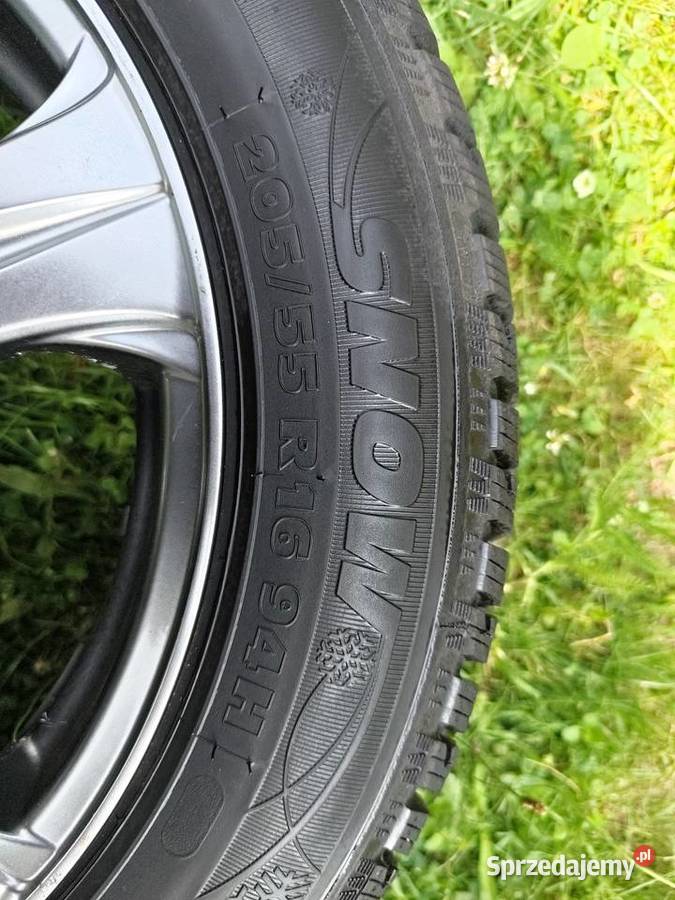 Alufelgi Audi VW 16 5x112 Opony zimowe 205 55 16 Niegowa