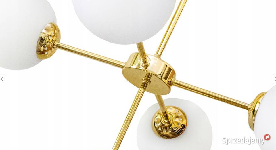 LAMPA WISZĄCA SUFITOWA ŻYRANDOL NOWOCZESNA ZŁOTA Choroszcz sprzedam