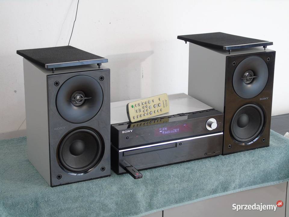 Wieża Sony HCDHX3 pilot USB mp3 CD RDS AUX kol Jasło