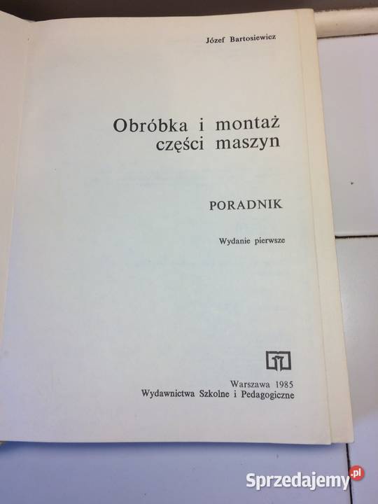 Poradniki techniczno naukowe tokarstwo mechanika Warszawa
