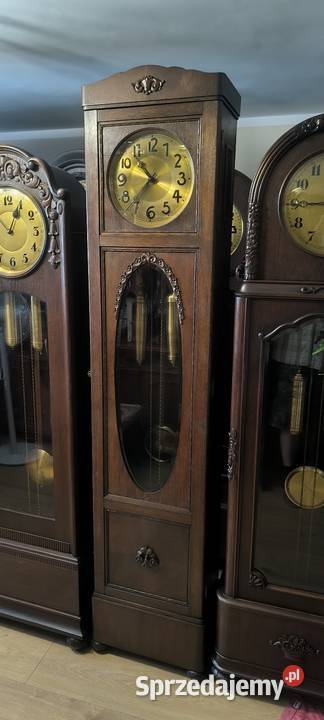 Lenzkirch 1895 r zegar stojący piękny gabinetowy Kwaczała sprzedam