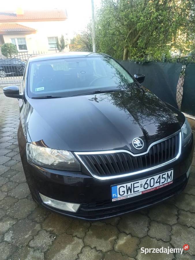 Skoda Rapid Spaceback 16 TDI Czarny Hatchback Słupsk