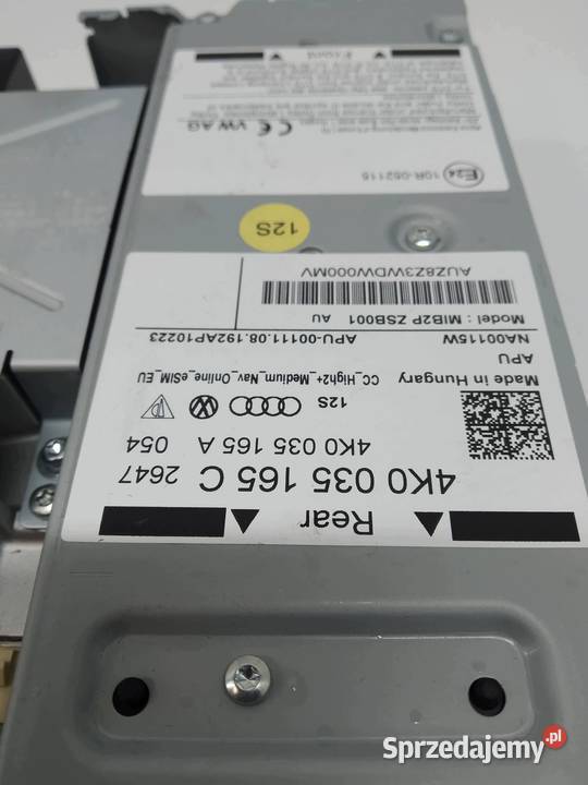 RADIO CZYTNIK NAWIGACJI 4K0035165C Audi A6 V