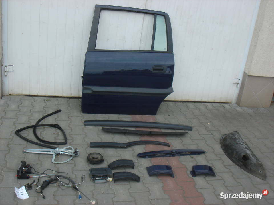 ZAFIRA A DRZWI PRZÓD PRAWE TYŁ LEWE GRANATOWE Drzwi pomorskie Nowy Dwór Gdański