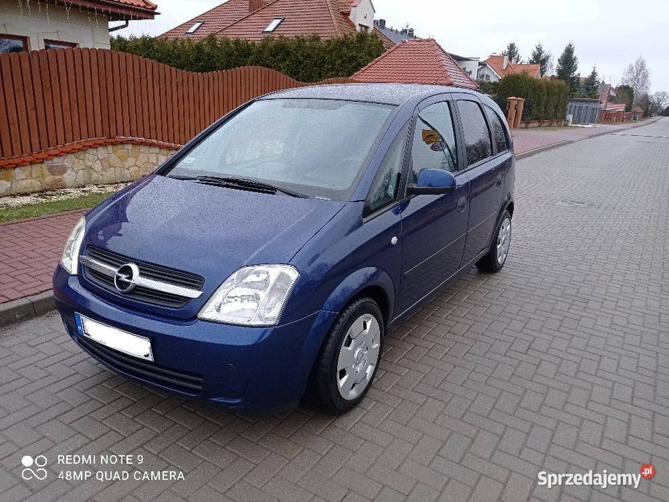 Opel Meriva 16 16V ECO TEC Benzyna 2004 zadbany immobilizer Świdnik