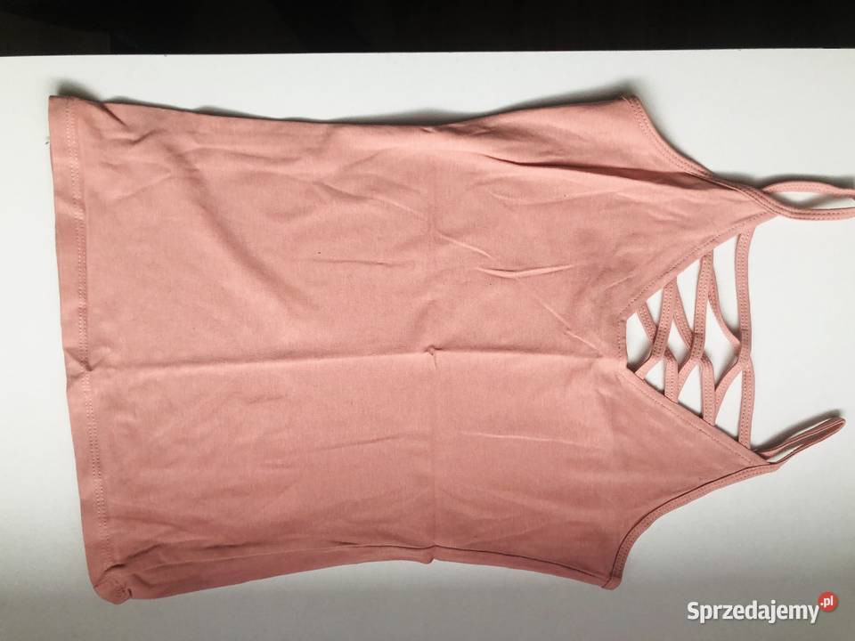 pudrowy różowy top Tally Weijl xxs 32 koszulka różowy Toruń