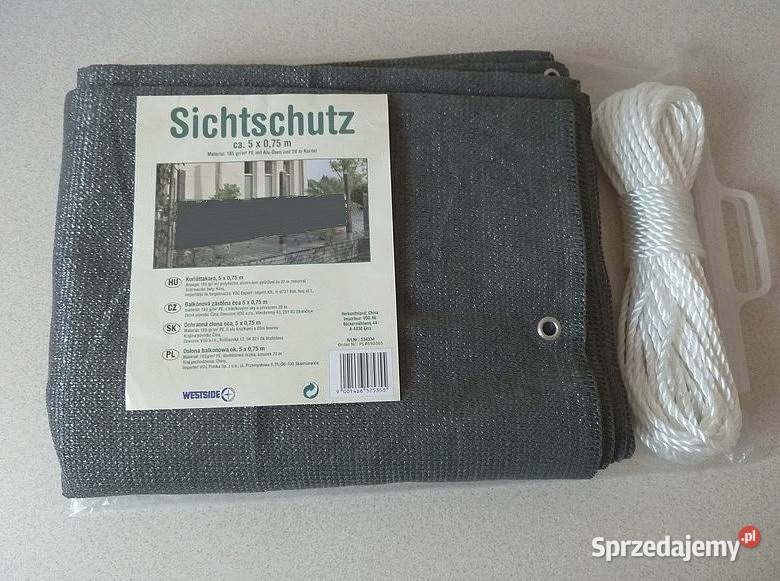 NOWA Osłona na Balkon Taras GRAFITOWA wi Rzeszów