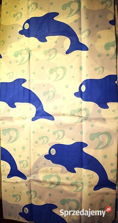 Zasłona prysznicowa w delfiny 180 x 180 Chełmno