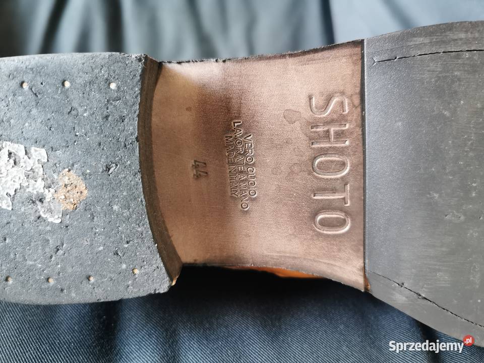 Piękne firmowe włoskie buty ze skóry naturalnej brązowy/beżowy Łódź sprzedam