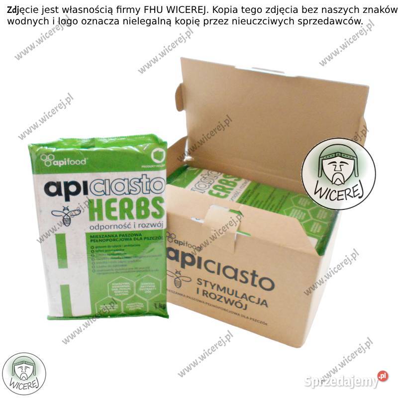 Ciasto Apifood Herbs ApiCiasto 1 z dodatkiem Jaśliska