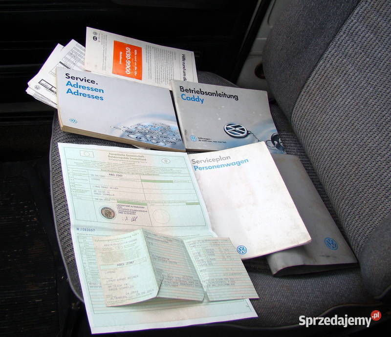 VW CADDY 16 TD super baza do odbudowy 223000km