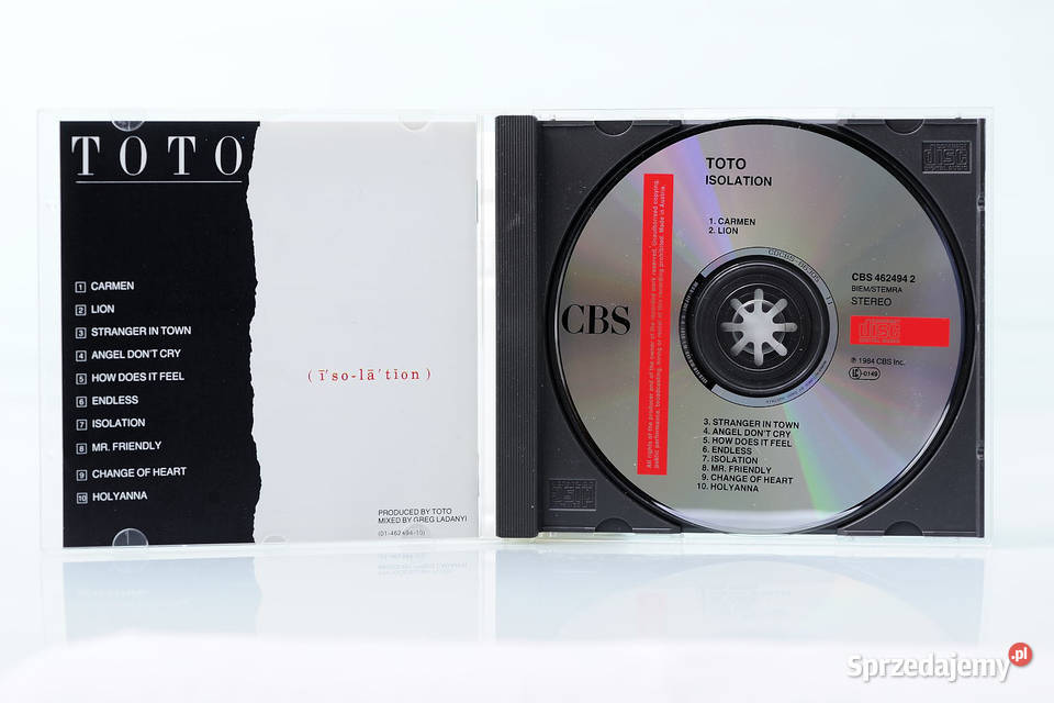 TOTO Isolation CD Płyty i kasety dolnośląskie Wrocław
