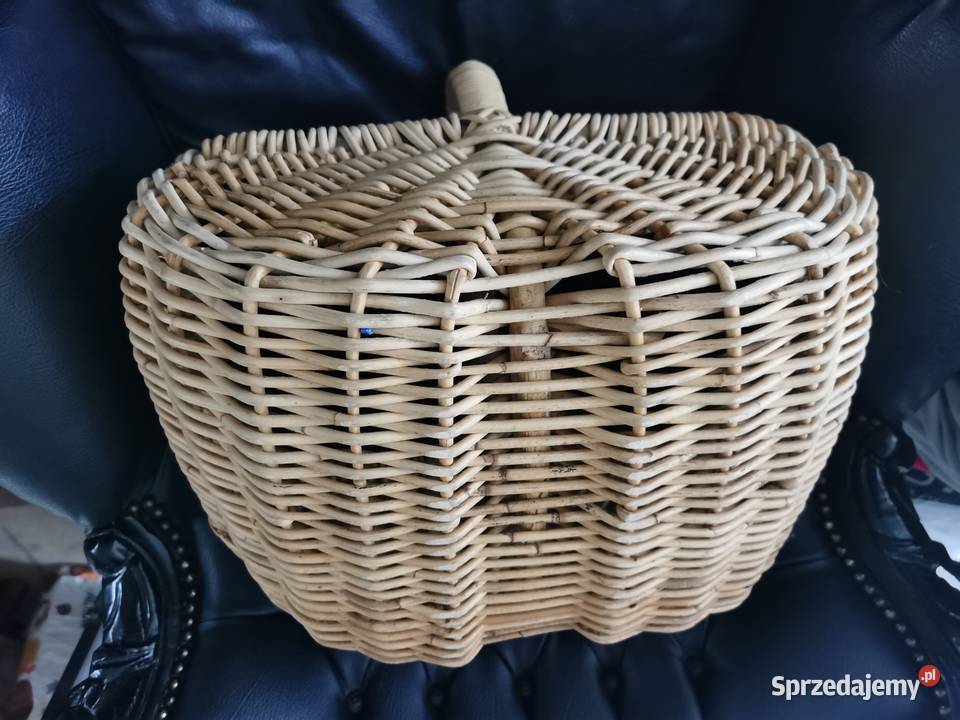 Kosz z uchwytem z wikliny Rattan wiklina Łask