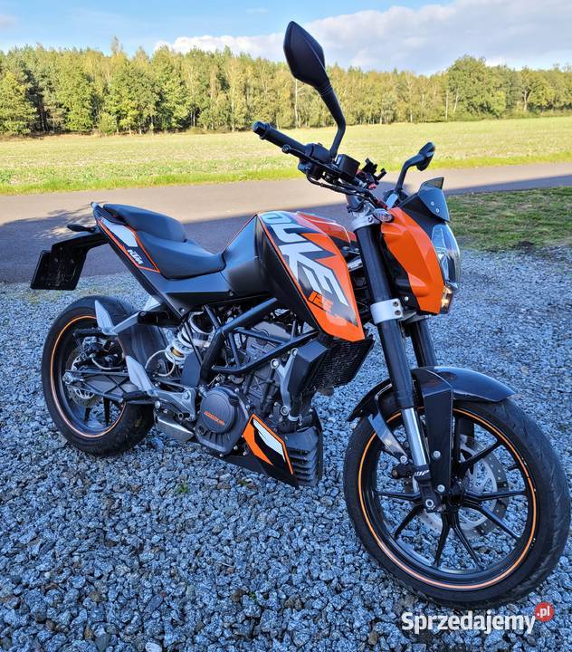 KTM 125 Duke ABS Motocykl 1253Niski przebieg Łódź