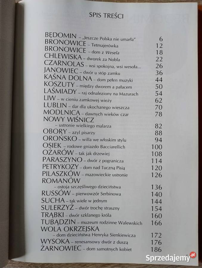 Najpiękniejsze Dwory Polskie Zenon Żyburtowicz Poznań sprzedam