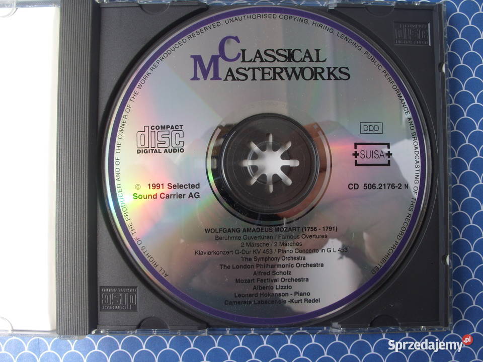 plyta CD WA MOZART1991 SUISA Płyty i kasety Wołów