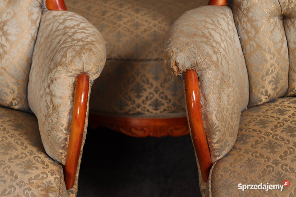 ARTexpert Wyprzedaż Zestaw sofa 2 fotele Ludwik Dobrzany