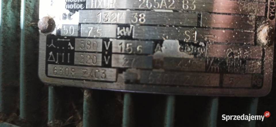 Silnik elektryczny 75 kW 1440 obr Pozostałe Piotrków Trybunalski