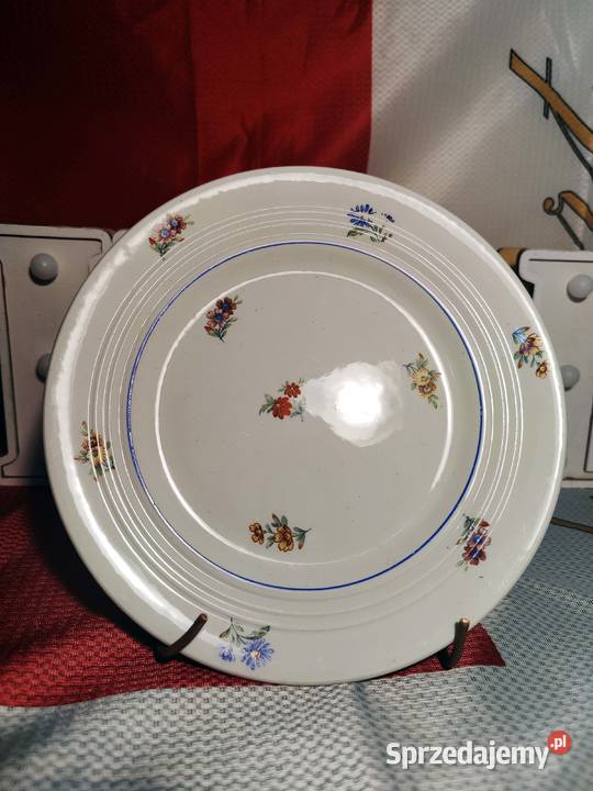 Talerze porcelanowe deserowetaca DDR Vintage dolnośląskie Wrocław