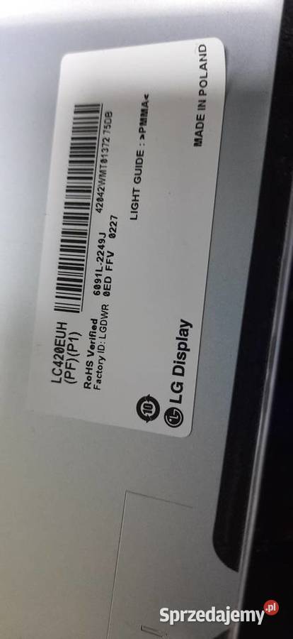 LG42LY760H zbity matryca USB Sosnowiec sprzedam