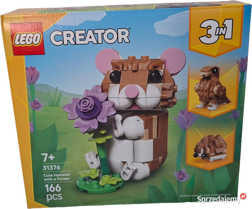 Klocki Lego Creator 3w1 Uroczy chomik z Klocki Czeladź
